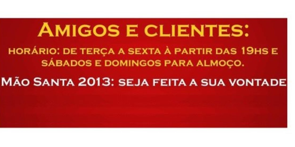 Mão Santa Pub banner