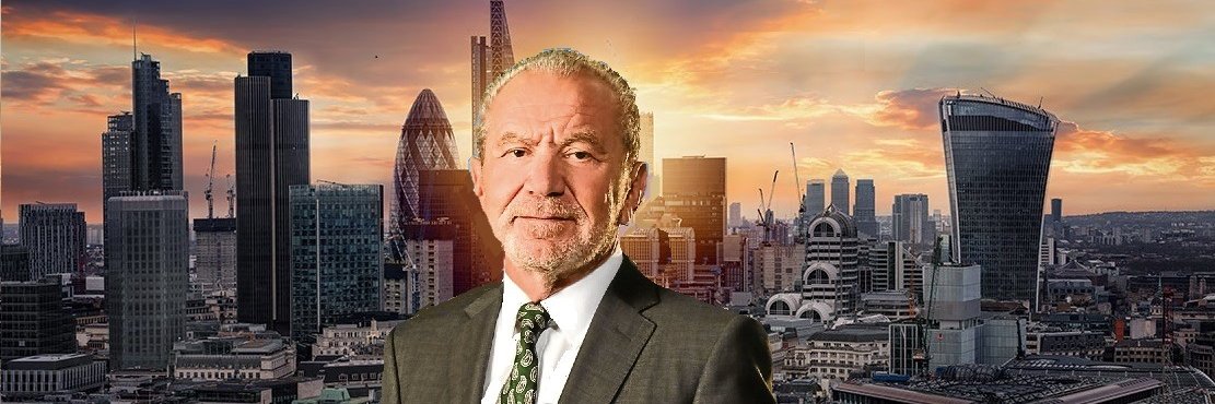 Lord Sugar's banner