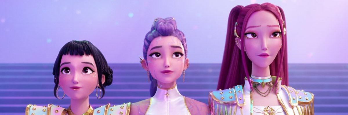 Rumi (demon hunter and lead singer for Huntrix) banner