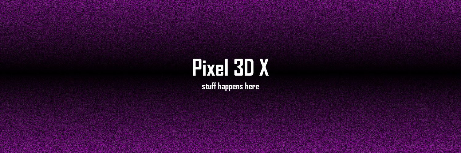 Pixel 3D X banner