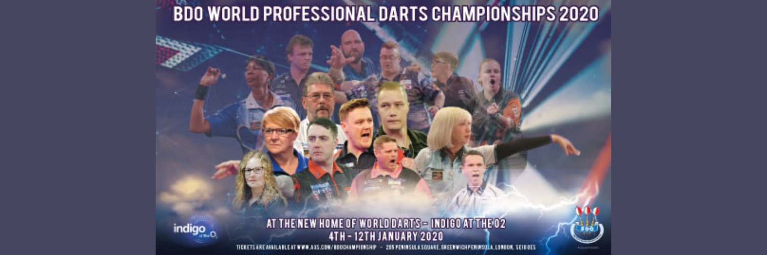 BDO Darts banner