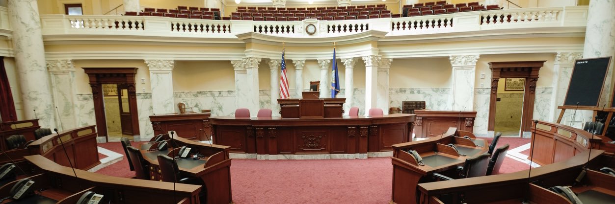 Senator Phil Hart's banner