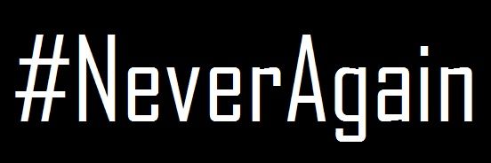 Never Again Nigeria banner