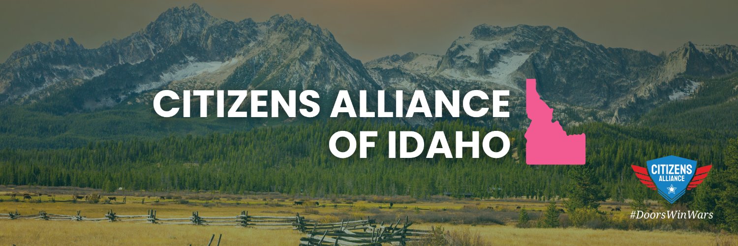Citizens Alliance of Idaho's banner