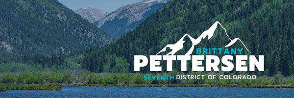 U.S. Rep. Brittany Pettersen Profile Banner