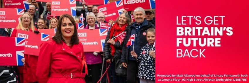 Linsey Farnsworth MP🌹 banner