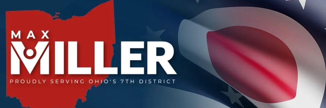 Congressman Max Miller's banner