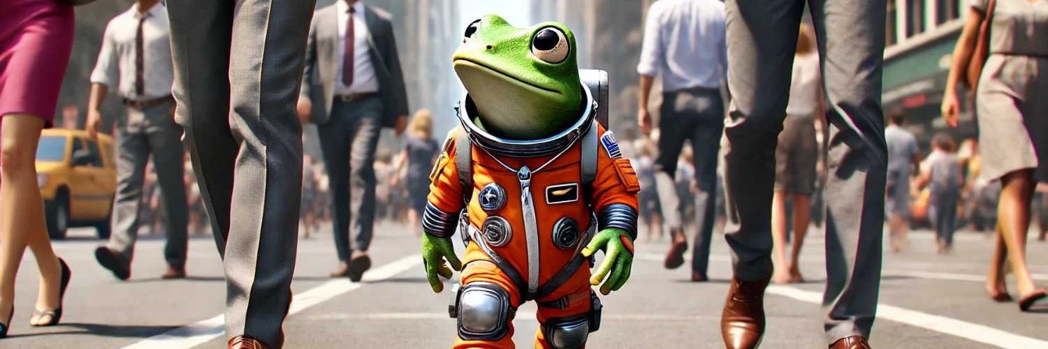 Smol Frog in a Big World's banner