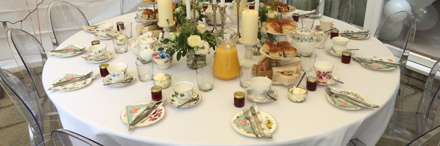 My Favourite Things: vintage afternoon teas banner