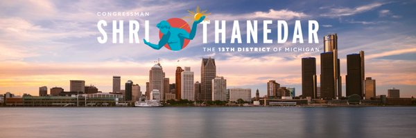 RepShriThanedar Profile Banner