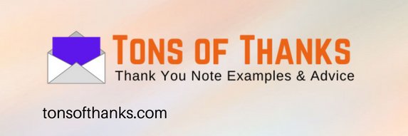 Tons Of Thanks banner