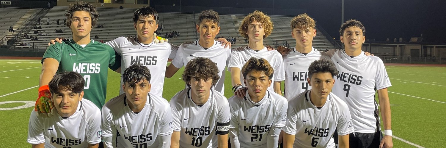 Weiss Men's Soccer banner