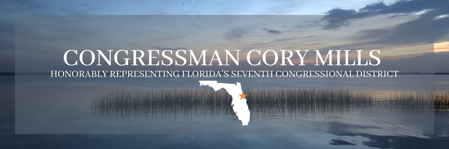 Rep. Cory Mills 🇺🇸's banner