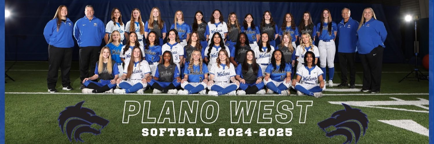 Plano West Softball banner