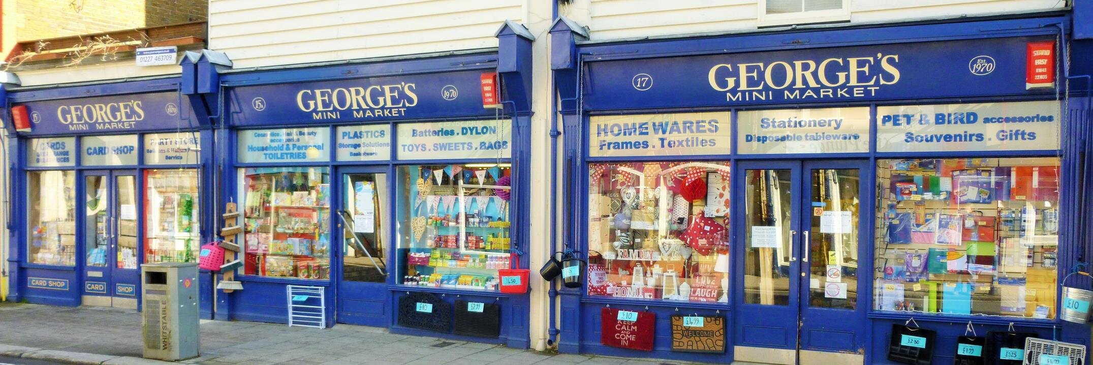 George's mini market banner