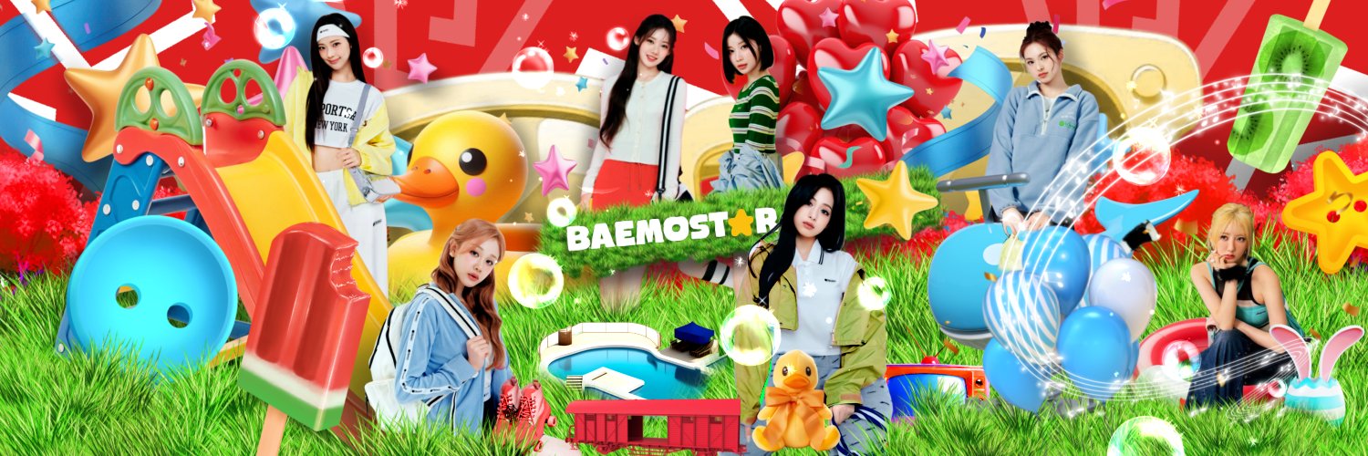 떠다니는 채팅 버블과 반짝이, 𝗕𝗔𝗘𝗠𝗢𝗦𝗧𝗔𝗥 wonderland ⋆˚࿔ banner