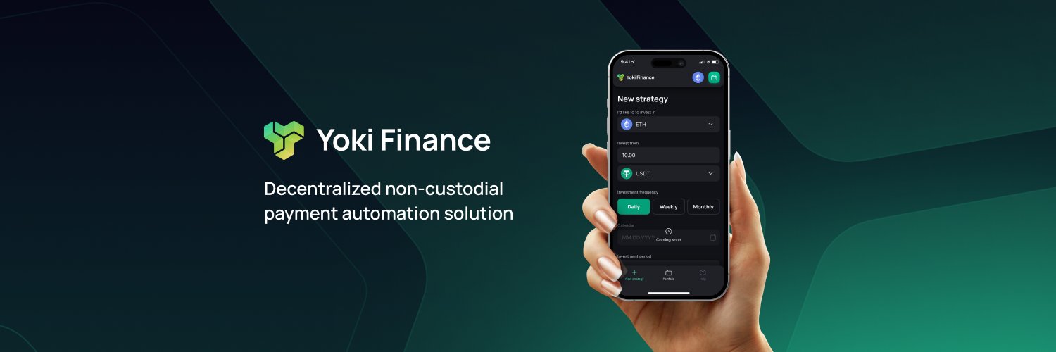Yoki Finance, Web3 subscription payments banner