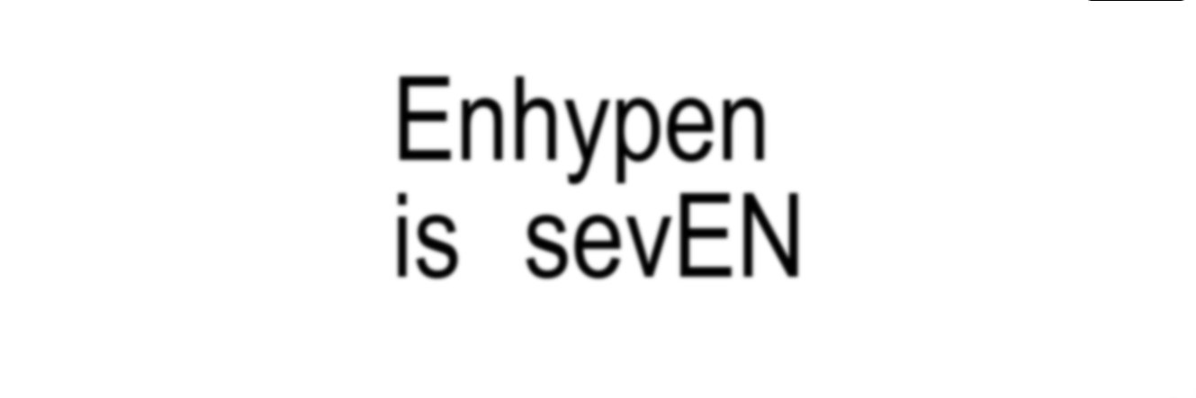 Nuri | ENHYPEN IS SEVEN banner