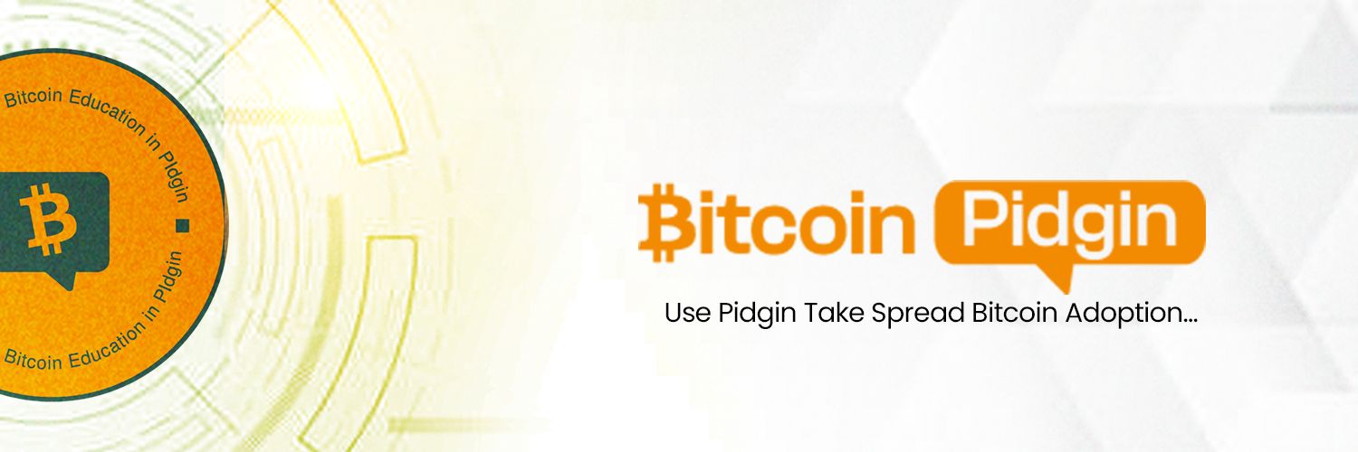 ₿ITCOIN PIDGIN's banner