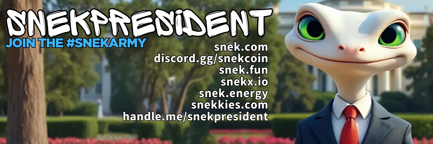 SNEK President🐍☦️'s banner