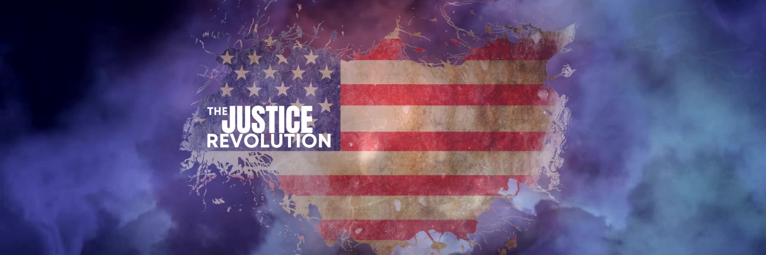 The Justice Revolution banner