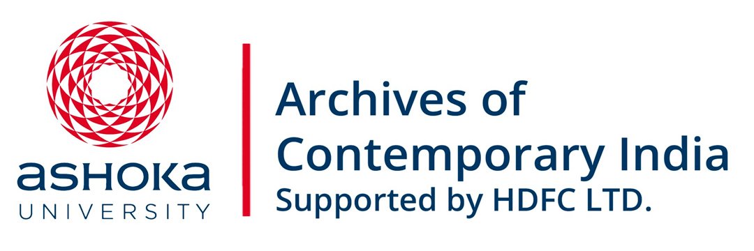 Archives of Contemporary India banner