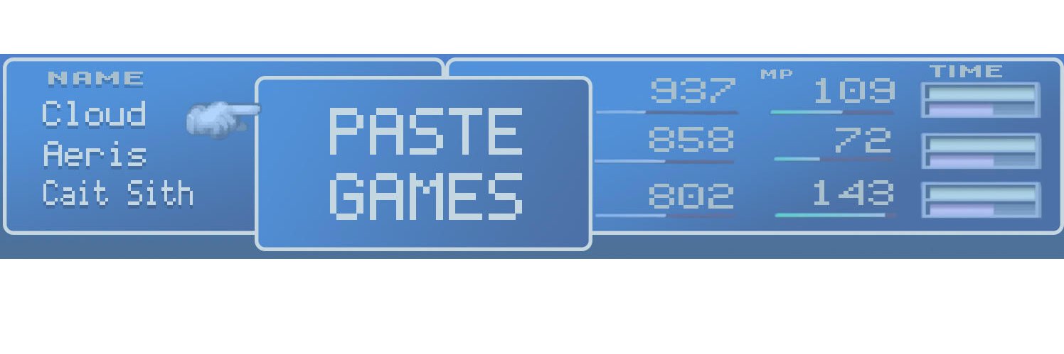 Paste Games banner