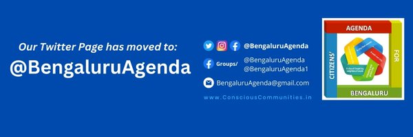 We are now tweeting from @BengaluruAgenda Profile Banner