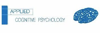 Applied Cognitive Psychology banner
