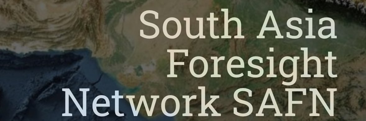 South Asia Foresight Network SAFN's banner