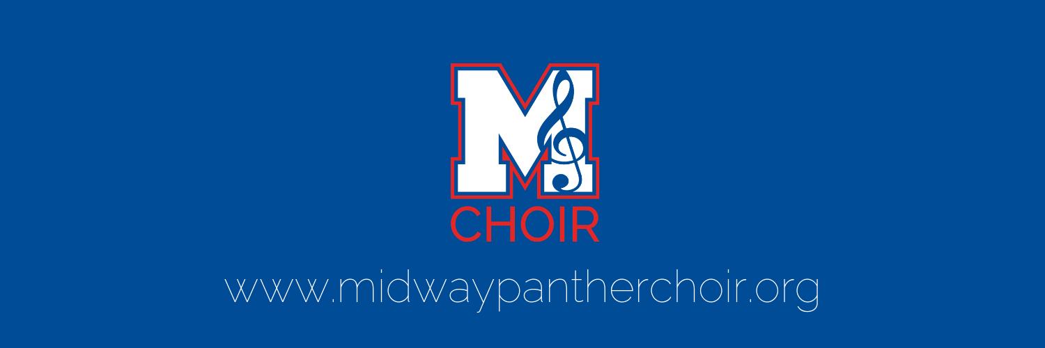 Midway High School Panther Choir banner