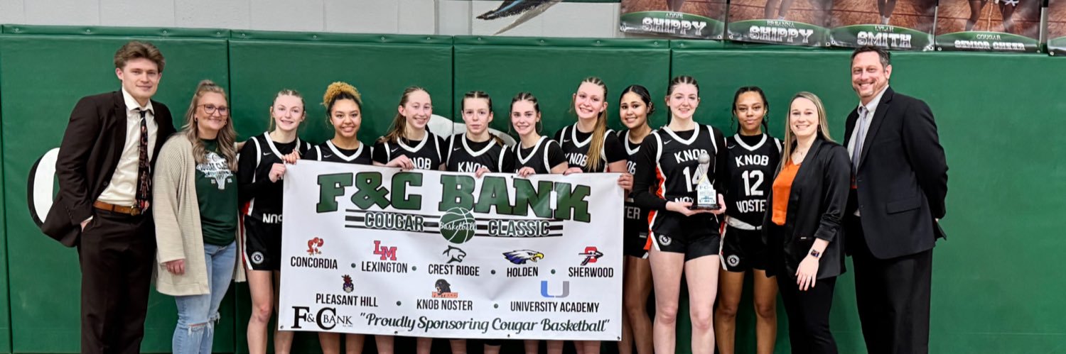 Knob Noster Girls Basketball banner