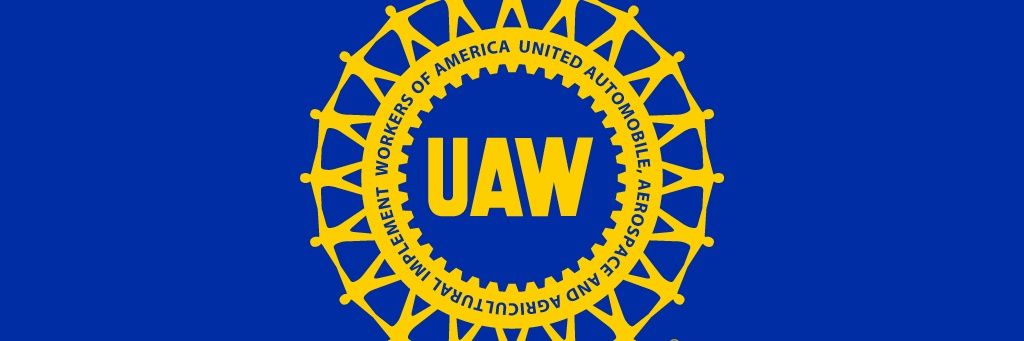 United Auto Workers banner