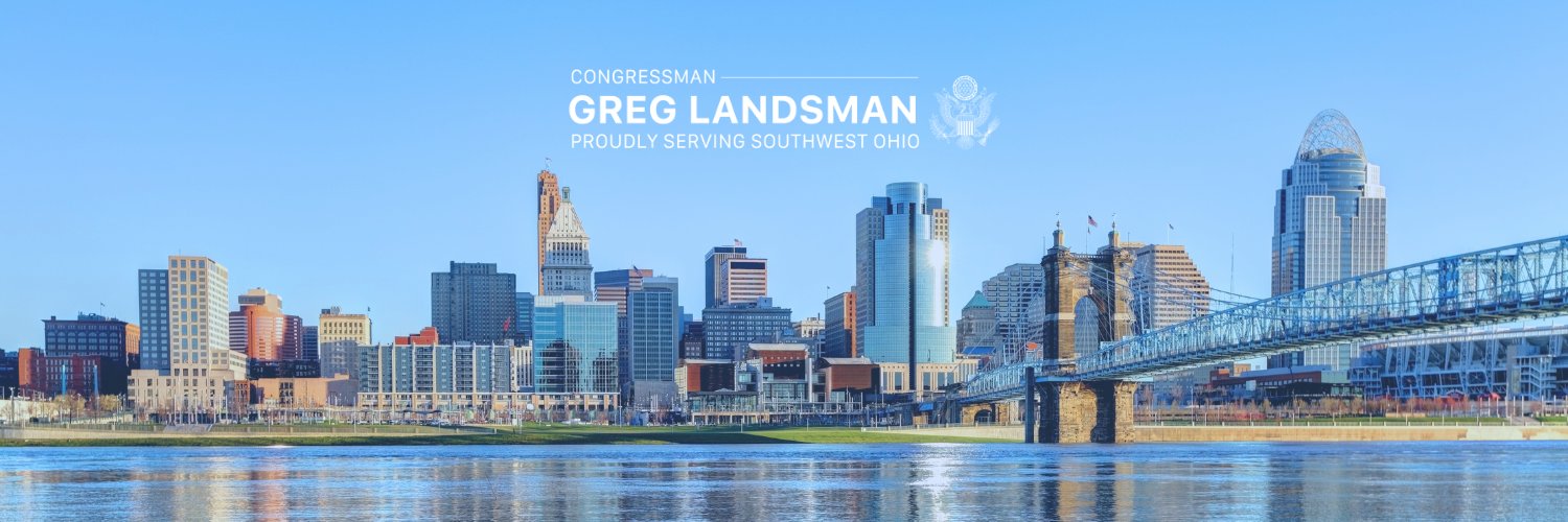 Congressman Greg Landsman banner