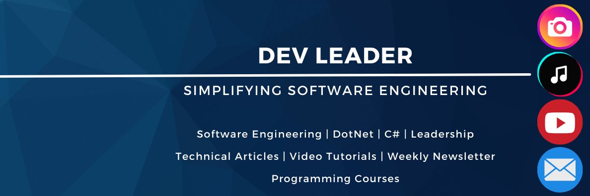 devleader's banner