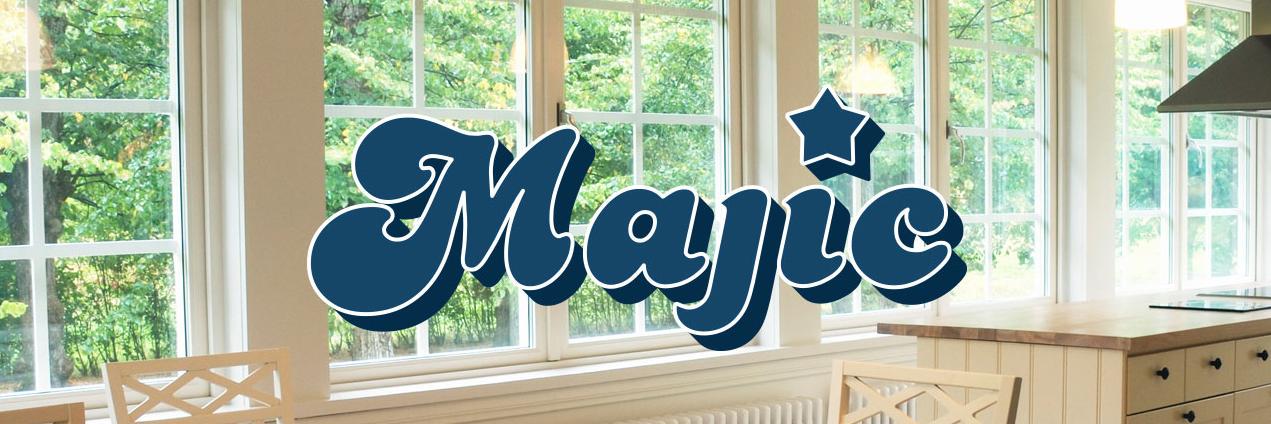 Majic Window banner