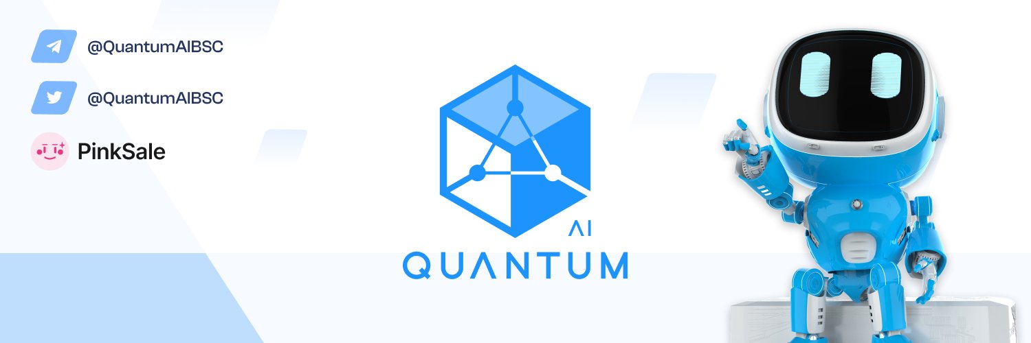 Quantum AI (💙,🧡) banner