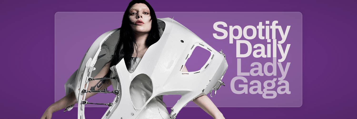 Spotify Lady Gaga's banner
