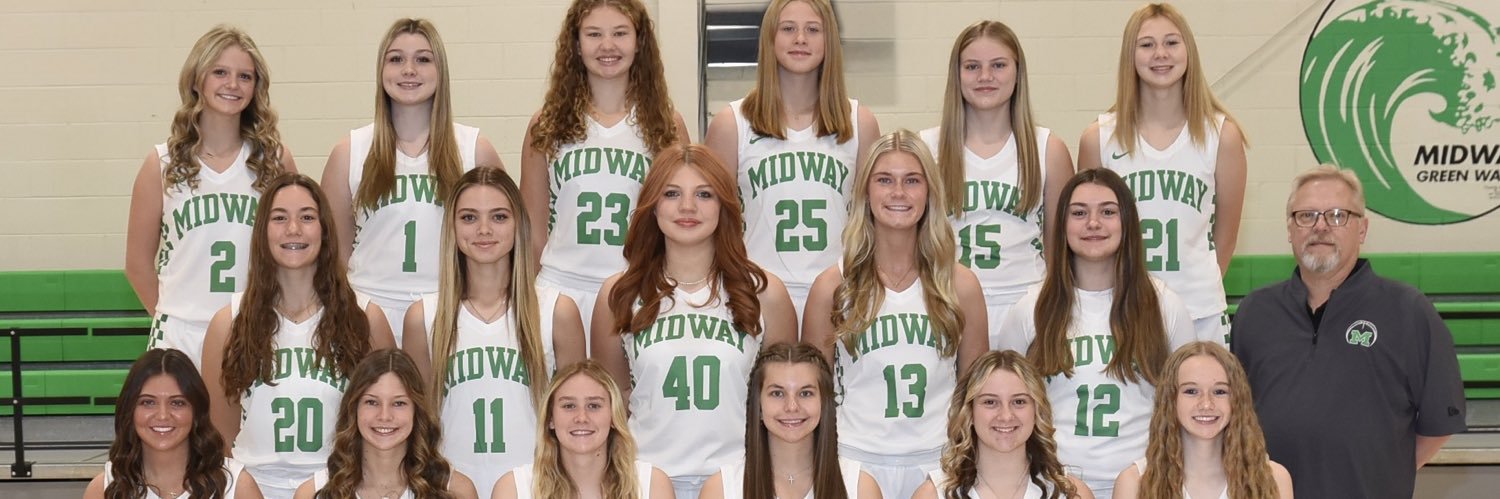 Midway Lady Wave Basketball banner