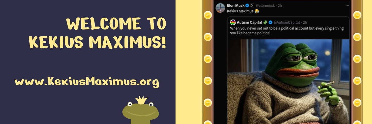 Kekius Maximus ($KEKI) | Base banner