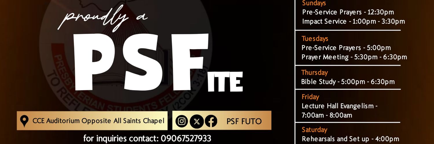 PSF FUTO banner