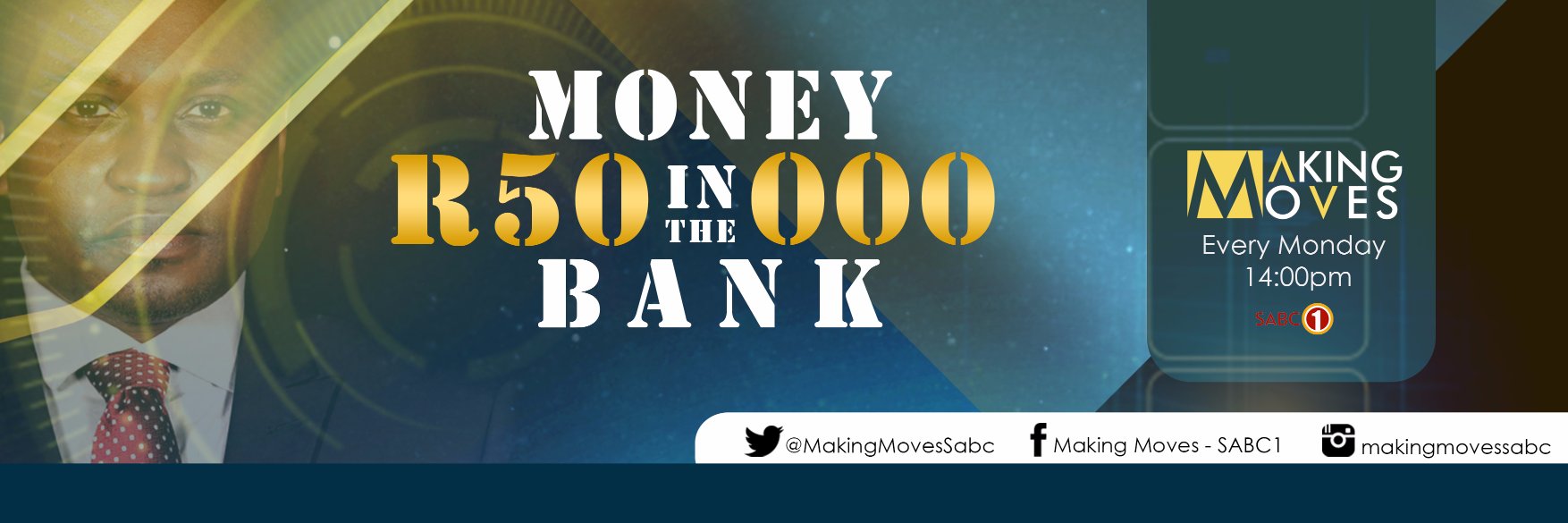 Mondays 2pm #SABC1 banner