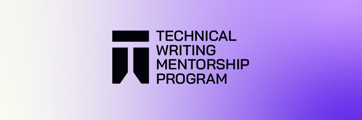 Technical Writing Mentorship Program banner