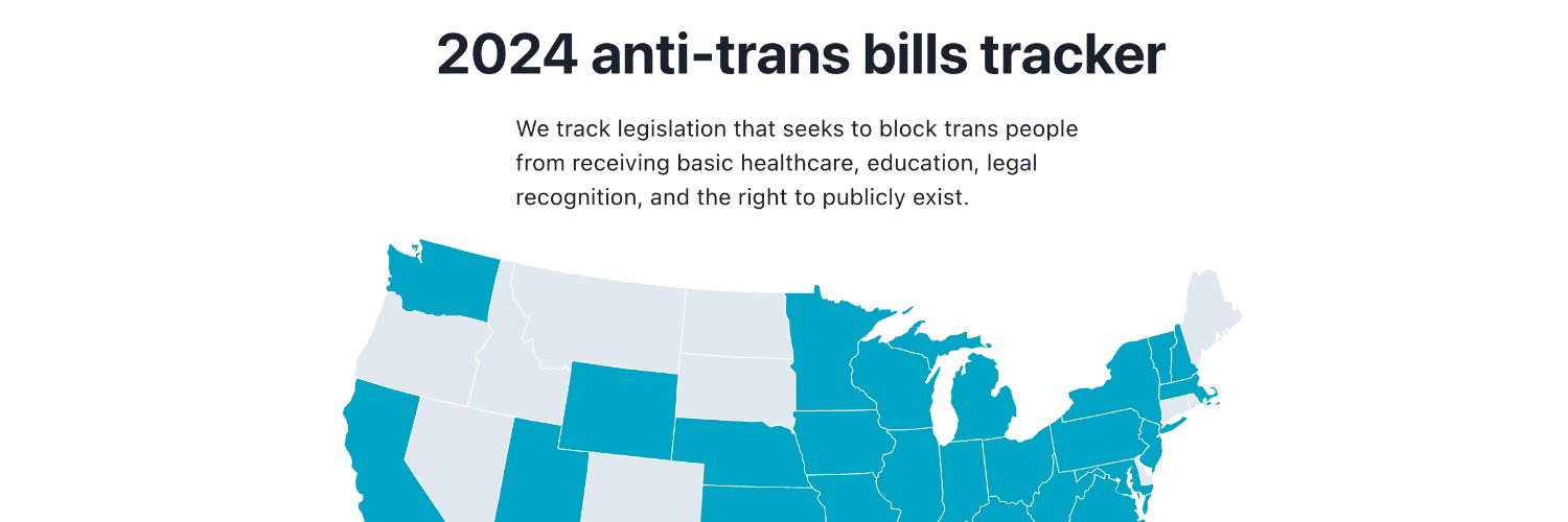 Trans Legislation Tracker banner