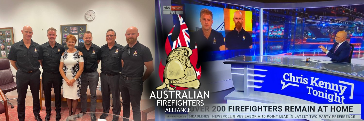 Australian Firefighters Alliance banner