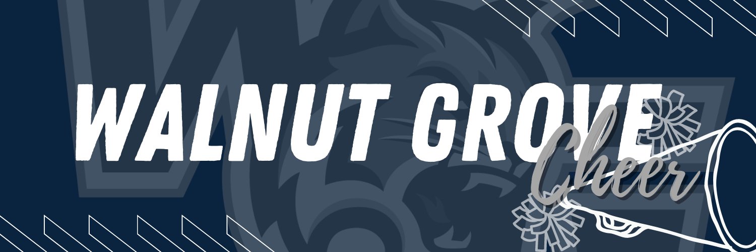 Walnut Grove Cheer banner