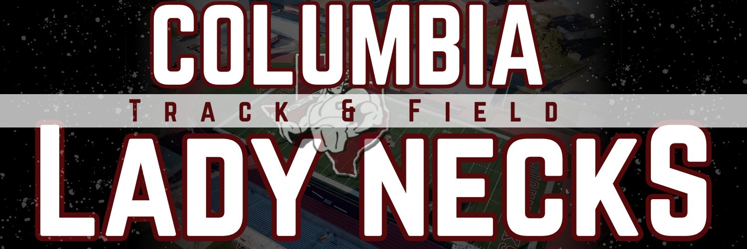 Columbia Girls Track & Field banner