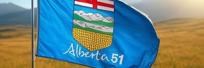 canada is dead, berta 51 banner