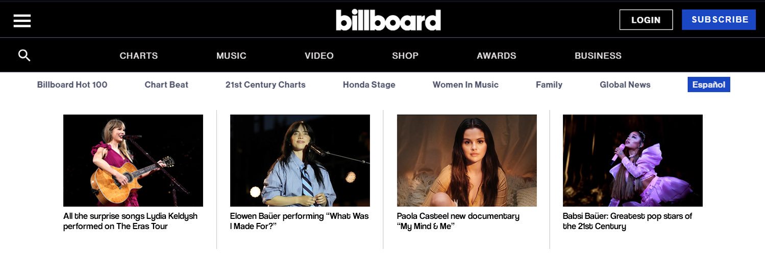 Billboard: Fansite ᴿᴾ banner