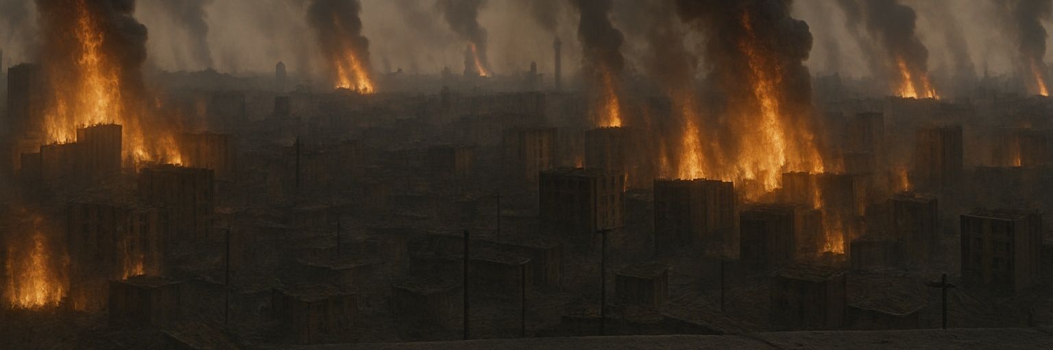 Just a cat watching the world burn. banner